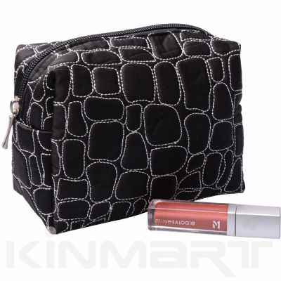 Quilted Luxury Cosmetic Pouch